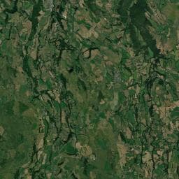 Vue aérienne des environs de Camping à Apchon