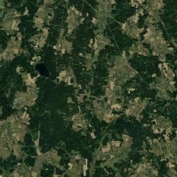 Vue aérienne des environs de La tanière des loups
