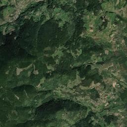 Vue aérienne des environs de Abri d'Aiguebelle