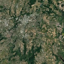 Vue aérienne des environs de Source des Ursulines