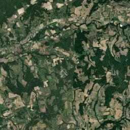 Vue aérienne des environs de Aire de camping-car à Moras-en-Valloire