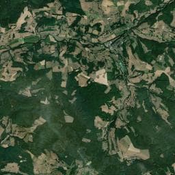 Vue aérienne des environs de Camping de Roybon