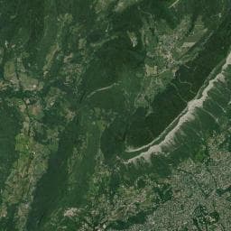 Vue aérienne des environs de Cabane aux Ours