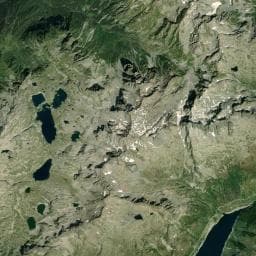 Vue aérienne des environs de Bergerie de l'Ane