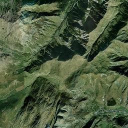 Vue aérienne des environs de Domaine du trappeur