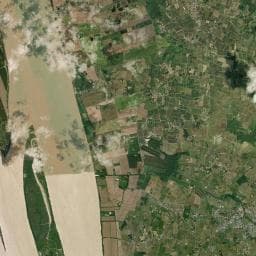 Vue aérienne des environs de Aire naturelle de camping Les Tilleuls