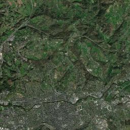 Vue aérienne des environs de Aire de camping-car à Ussac (2)