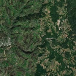 Vue aérienne des environs de Aire de camping-car à Malemort