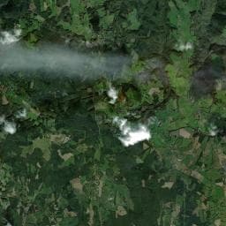 Vue aérienne des environs de Camping d'Auriac