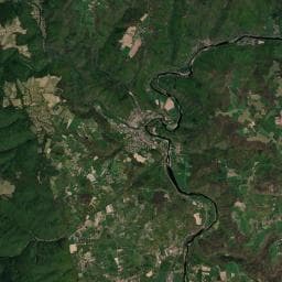 Vue aérienne des environs de Le Pra de Mars