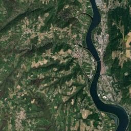 Vue aérienne des environs de Aire de repos à Ozon