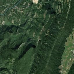 Vue aérienne des environs de Cabane des Ecouges