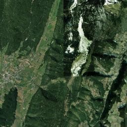 Vue aérienne des environs de Aire de camping-car à Rencurel