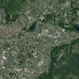 Vue aérienne des environs de Bivouac à Poisat (2)