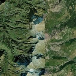 Vue aérienne des environs de Abri du télésiège des Chaudannes
