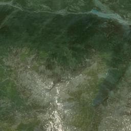 Vue aérienne des environs de Refuge des Marches