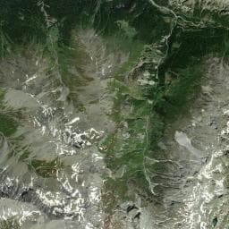 Vue aérienne des environs de Refuge de Bramanette