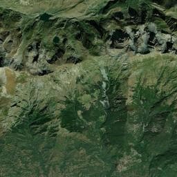 Vue aérienne des environs de Refuge Vulpot