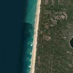Vue aérienne des environs de Camping Huttopia – Lac de Carcans