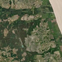 Vue aérienne des environs de Aire de stationnement du Port de Beychevelle