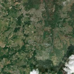 Vue aérienne des environs de Aire de Campinc cars de Cavignac