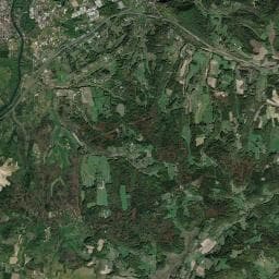 Vue aérienne des environs de Camping Le Périgord