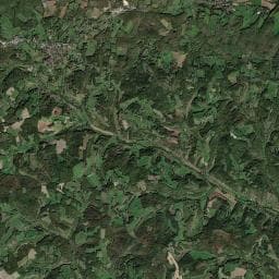 Vue aérienne des environs de Aire de repos à Azerat