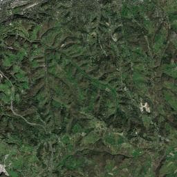 Vue aérienne des environs de A l'étape de la ferme