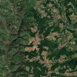 Vue aérienne des environs de Aire de Camping-Car - La Ferme de Brossard