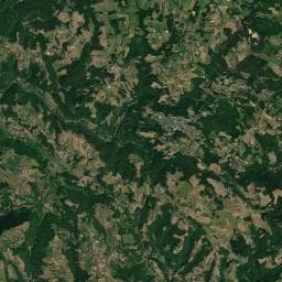 Vue aérienne des environs de Aire de camping-car à Sérilhac