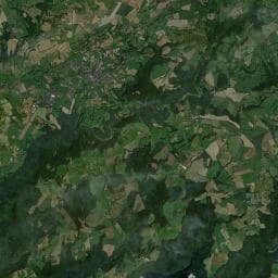 Vue aérienne des environs de Aire de camping-car à Rilhac-Xaintrie