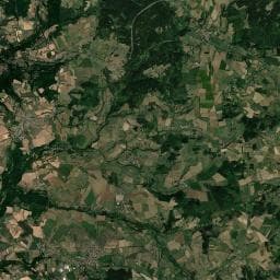 Vue aérienne des environs de Les Sources