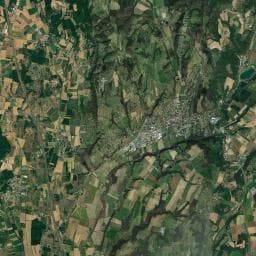 Vue aérienne des environs de Domaine du Lac de Champos