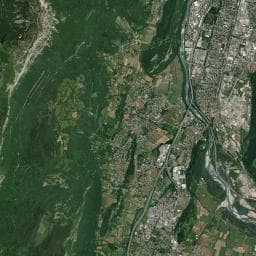 Vue aérienne des environs de CCAS