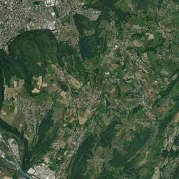 Vue aérienne des environs de Fontaine de la Marèche