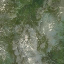 Vue aérienne des environs de Refuge du Mont Thabor