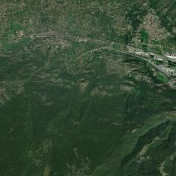 Vue aérienne des environs de Refuge Amprimo