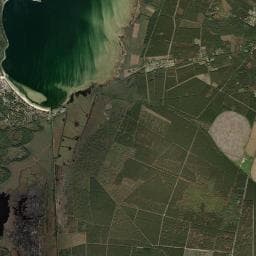 Vue aérienne des environs de Camping de Maubuisson