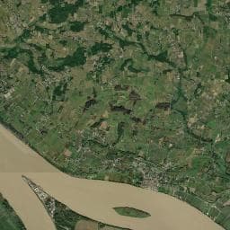 Vue aérienne des environs de Aire de services de Bourg