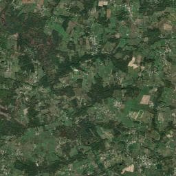 Vue aérienne des environs de Camping familial de La Prévôté