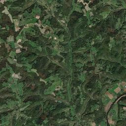 Vue aérienne des environs de Camping de la Castillonderie