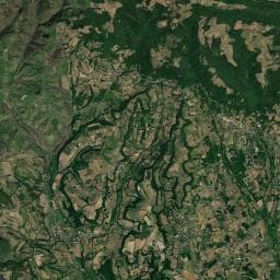 Vue aérienne des environs de Domaine du Coq Rouge