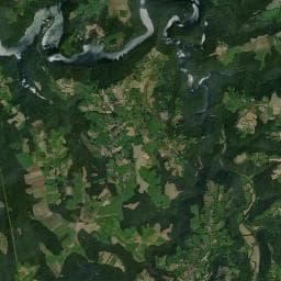 Vue aérienne des environs de Les Alizés