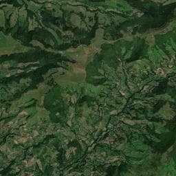 Vue aérienne des environs de Camping des Milans