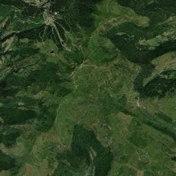 Vue aérienne des environs de Aire de stationnement du Lioran