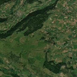 Vue aérienne des environs de Fontaine de la Molède