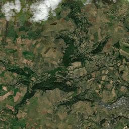 Vue aérienne des environs de Bivouac à Roffiac