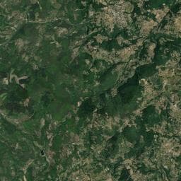 Vue aérienne des environs de Camping municipal de Pierrageais