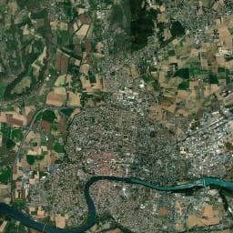 Vue aérienne des environs de Vélo'Box - Consigne Stationnement Bourg de Péage Piennek