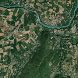 Vue aérienne des environs de Maison de la Luce